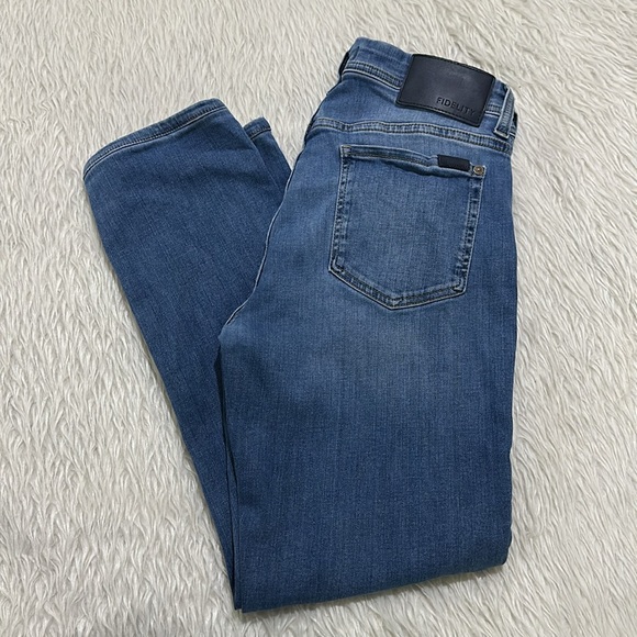 Fidelity denim blue stretchy jimmy jeans size 34 - Picture 7 of 9